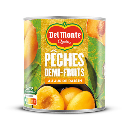 Demie-peche au jus 415g