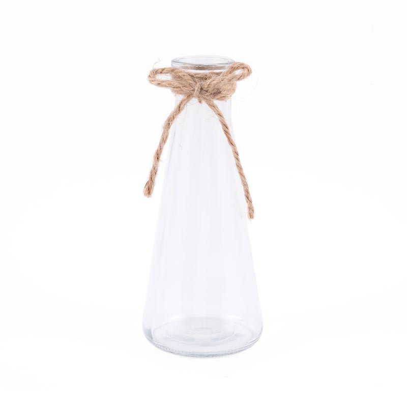 Soliflore verre & jute