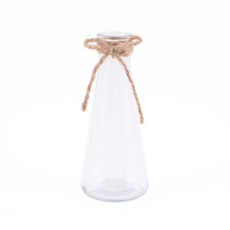 Soliflore verre & jute