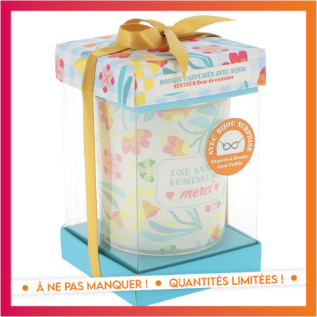 Bougie parfumee et bijou