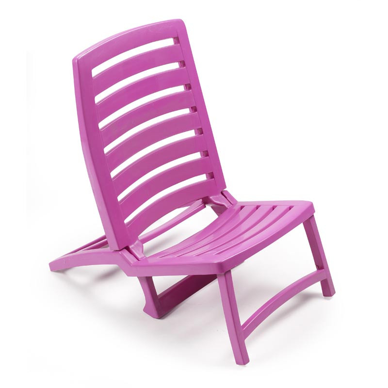 Chaise de plage playa rose