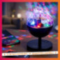 Boule disco lumiere et enceinte