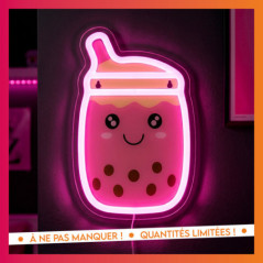 Neon led bubble tea