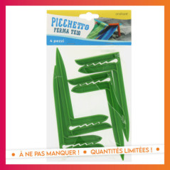 Set 4 piquets pour serviette