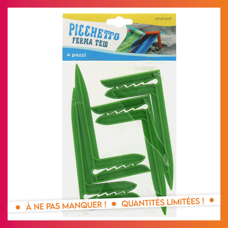 Set 4 piquets pour serviette