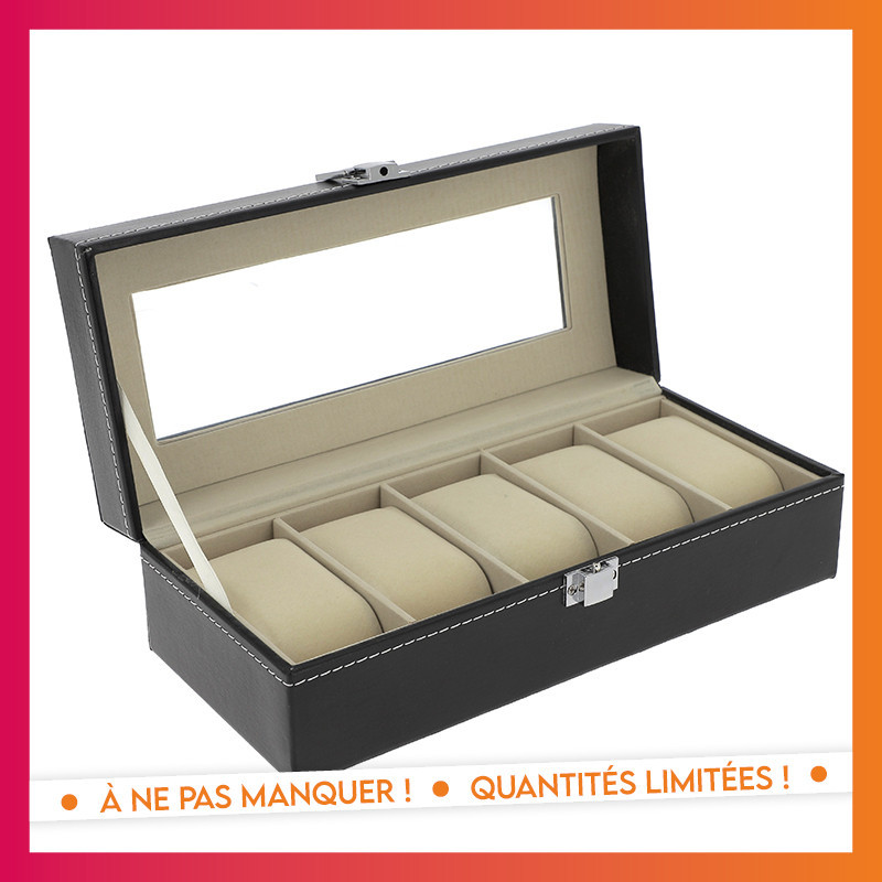 Coffre a montre 5 places