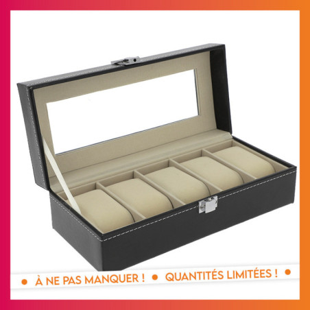 Coffre a montre 5 places
