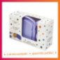 Kit repas 3 pieces violet