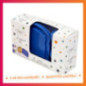 Kit repas 3 pieces bleu