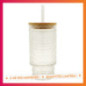 Gobelet en verre motif en relief