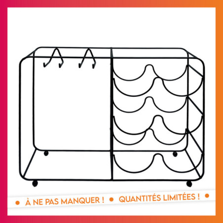 Support bouteille de vin
