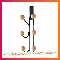 Patere de porte 6 crochets
