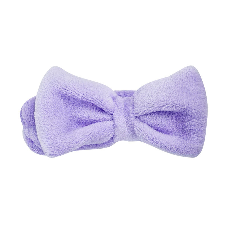 Bandeau maquillage violet