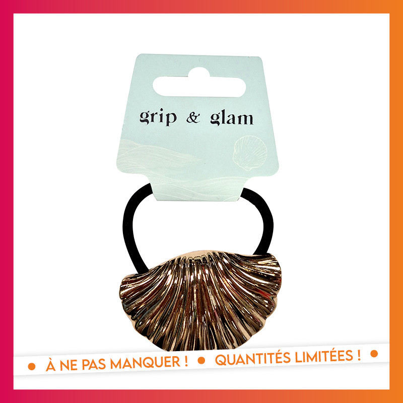 Elastique cheveux bijou dore
