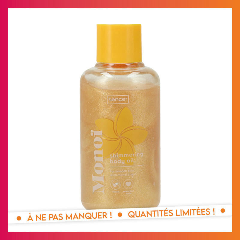 Huile corps shimmering monoi