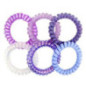Elastiques accordeon purple x6