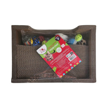 Pack griffoir + 10 jouets chat