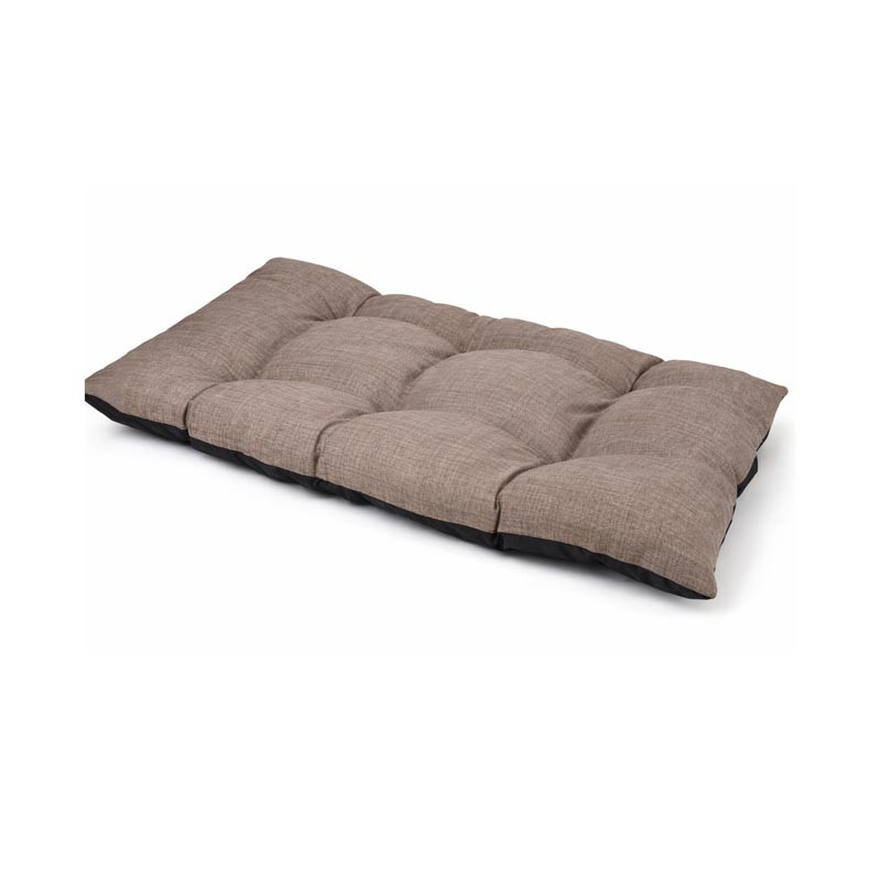 Matelas pour chien noir et taupe