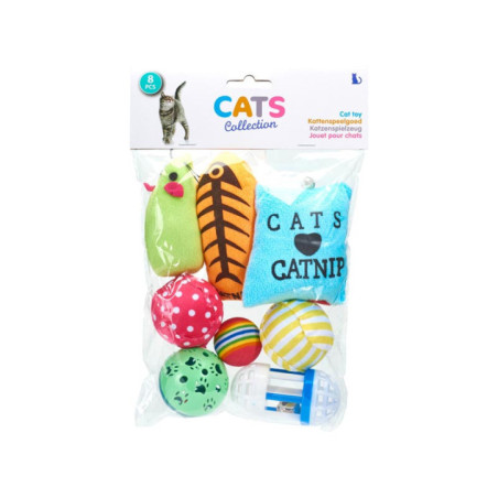 Jouets chat 8 pcs