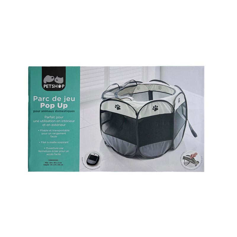 Parc pour animaux  91x91x58cm