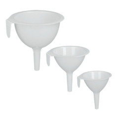 Entonnoir plastique x3