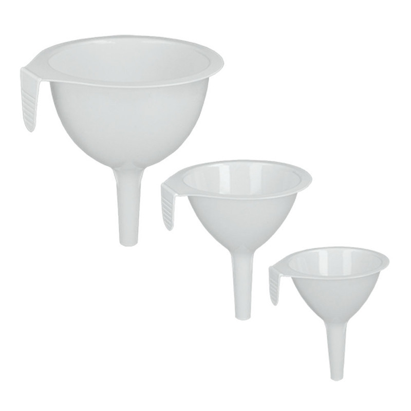 Entonnoir plastique x3