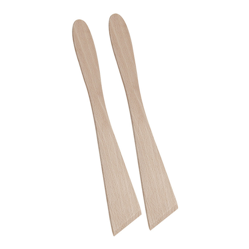 Spatule bois plate 29cm x2