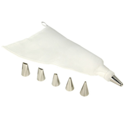 Poche coton douille inox