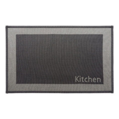 Tapis 50x80cm polyester - noir