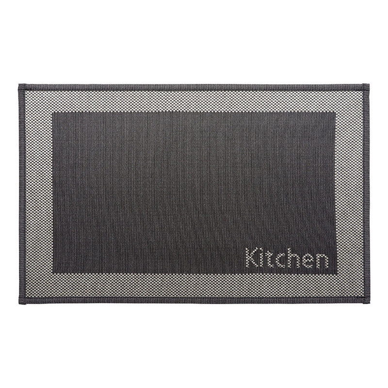 Tapis 50x80cm polyester - noir