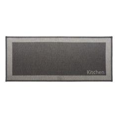 Tapis 50x120cm polyester - noir