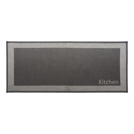 Tapis 50x120cm polyester - noir