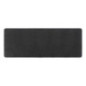 Tapis hexagone 45x120cm noir