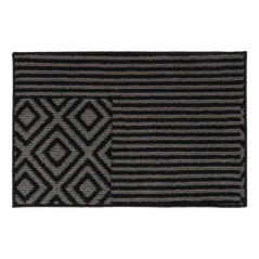 Tapis imp 40x60cm azteca noir