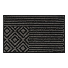 Tapis imp 50x80cm azteca noir