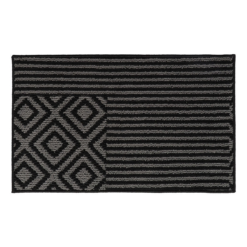 Tapis imp 50x80cm azteca noir
