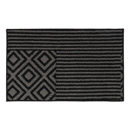 Tapis imp 50x80cm azteca noir