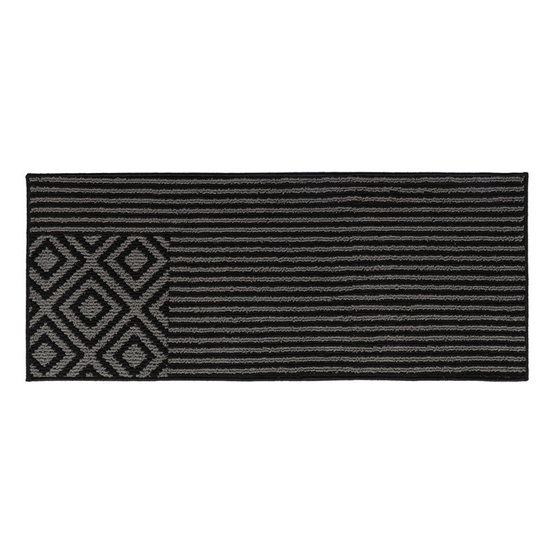 Tapis imp 50x120cm azteca noir