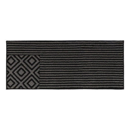Tapis imp 50x120cm azteca noir
