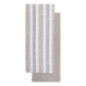 2 torchons lewis 50x70cm gris