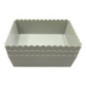 X3 panieres en plastique verte