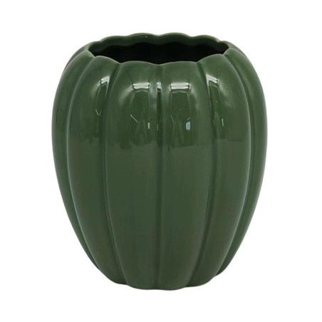 Pot brosse dent citrouille vert