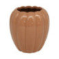Pot brosse dent citrouille beige