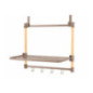Sechoir porte bambou/plastique