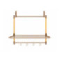 Sechoir porte bambou/plastique