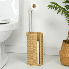 Porte rouleau papier wc naturel