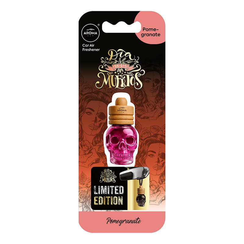 Wood dia de los muertos pomegran