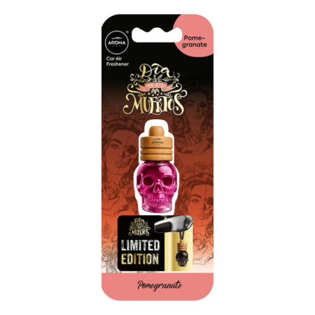 Wood dia de los muertos pomegran