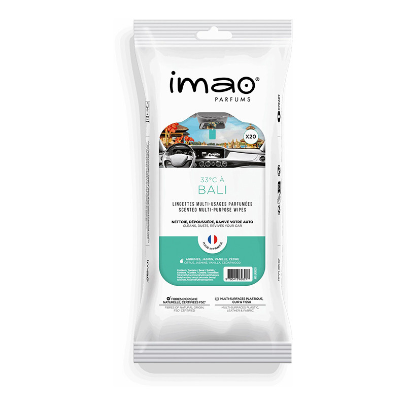 Lingettes parfums - 33A°c a bali