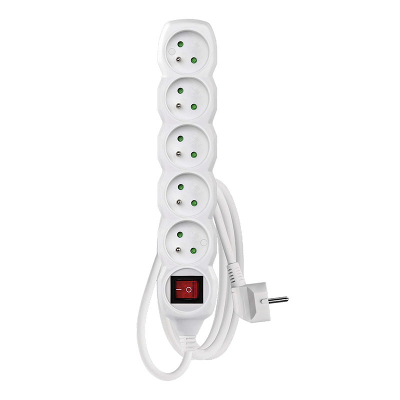 Multiprise 5 prises 90cm